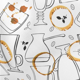 Cocktail Utensils Cups Lightweight Cotton Poplin