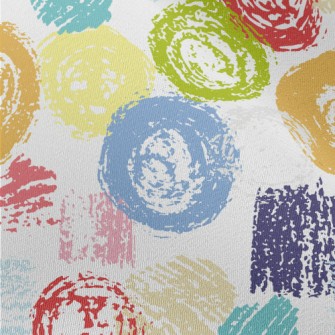 Crayon Geometric Doodles Chiffon