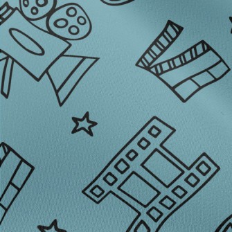 Camera Print Film Chiffon