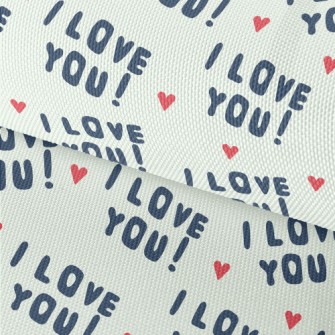 I Love You In English Waterproof Oxford