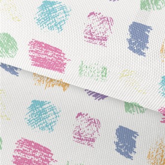 Crayon Graffiti Color Blocks Waterproof Oxford