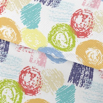 Crayon Geometric Doodles Waterproof Oxford