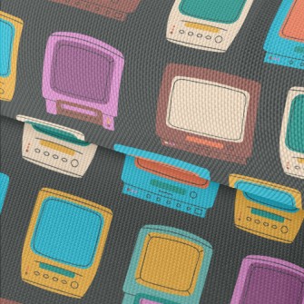 Retro Old Tv Waterproof Oxford