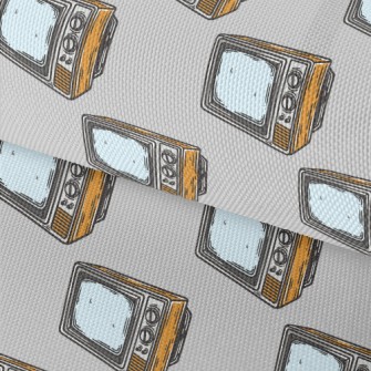 Antique Old TV Waterproof Oxford