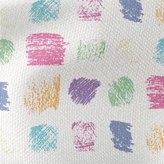 Crayon Graffiti Color Blocks Waterproof Canvas