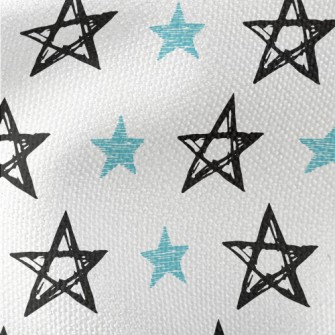 Empty Lines Stars Waterproof Canvas