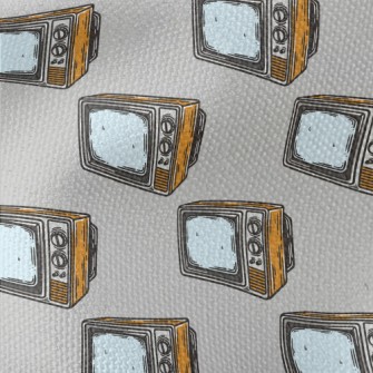 Antique Old TV Waterproof Canvas