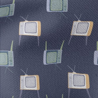 American Nostalgic TV Waterproof Canvas
