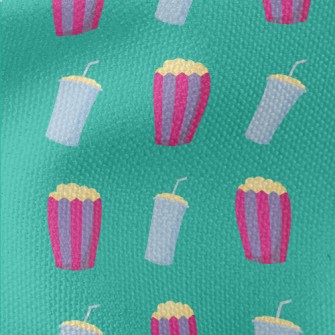 Popcorn With Coke Waterproof Canvas