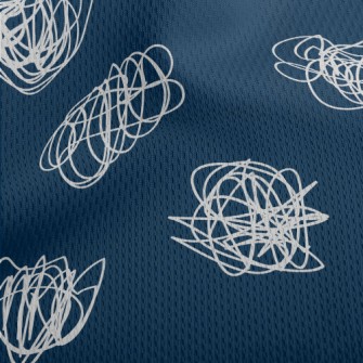 Draw Lines Casually Athletic Mesh Flat Back