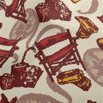 Director Chair Popcorn Athletic Mesh Flat Back