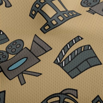 Film Camera Athletic Mesh Flat Back