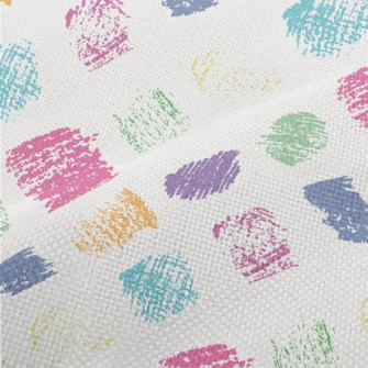 Crayon Graffiti Color Blocks Performance Linen