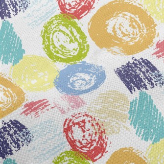 Crayon Geometric Doodles Performance Linen