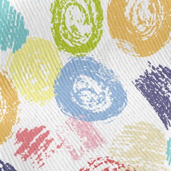 Crayon Geometric Doodles Standard Corduroy