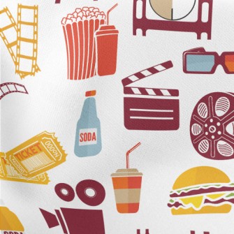 Negative Movie Popcorn Stretch Ponte