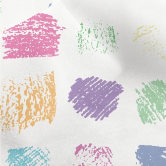 Crayon Graffiti Color Blocks Micro Fleece