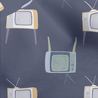 American Nostalgic TV Micro Fleece