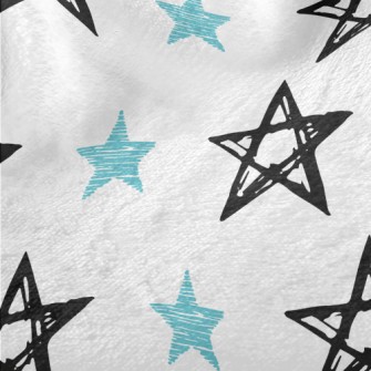 Empty Lines Stars Minky