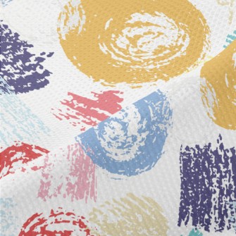 Crayon Geometric Doodles Piqué