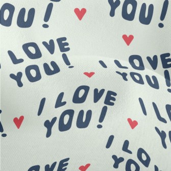 I Love You In English Lightweight Performance Linen