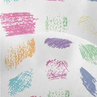 Crayon Graffiti Color Blocks Lightweight Performance Linen