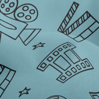 Camera Print Film Lightweight Performance Linen