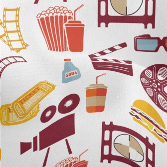 Negative Movie Popcorn Lightweight Performance Linen