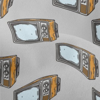 Antique Old TV Lightweight Performance Linen