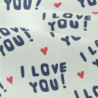 I Love You In English Modern Jersey