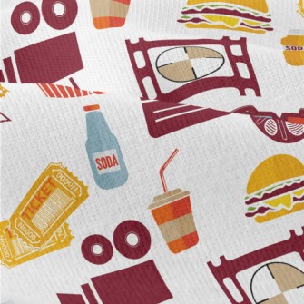 Negative Movie Popcorn Modern Jersey