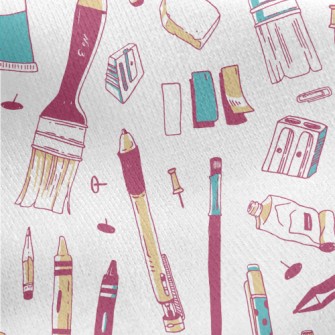 Art Watercolor Supplies Jersey Backed Fleece