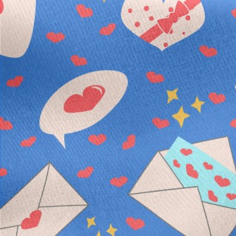 Love Message Envelope Jersey Backed Fleece