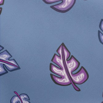 Watercolor Hand Painted Leaves Pongee