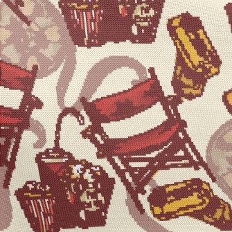 Director Chair Popcorn Pongee