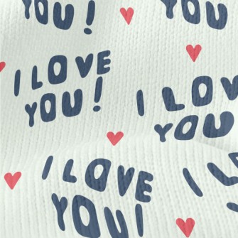 I Love You In English Stretch Jersey