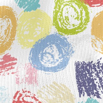 Crayon Geometric Doodles Stretch Jersey