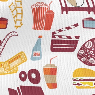 Negative Movie Popcorn Stretch Jersey