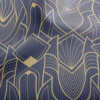 Mask Lines Lines Athletic Mesh Flat Back