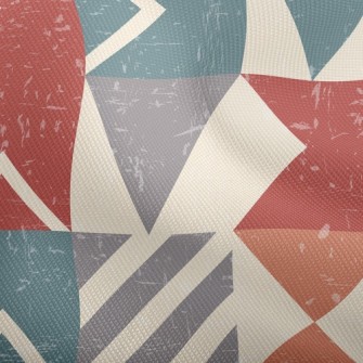 Retro Mottled Geometric Patter Dobby