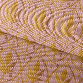 Water Drop Gold Flower Waterproof Oxford