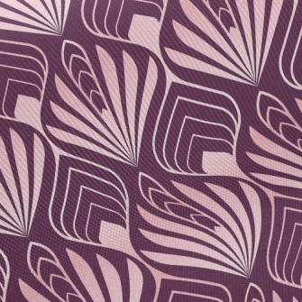 Geometric Square Flower Twill