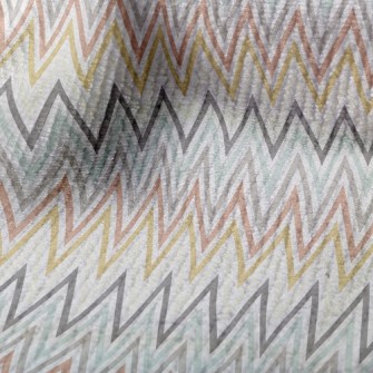 Herringbone Retro Illustration Terry