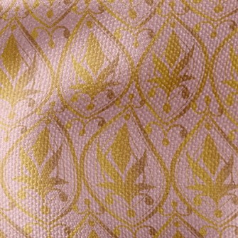 Water Drop Gold Flower Waterproof Canvas