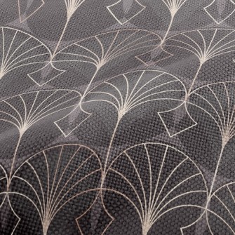 Gold Frame Line Decoration Performance Linen