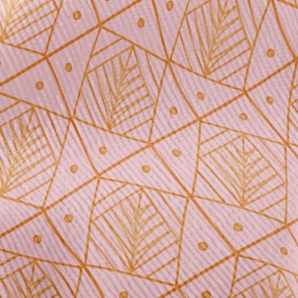 Lines Circle Leaves Standard Corduroy