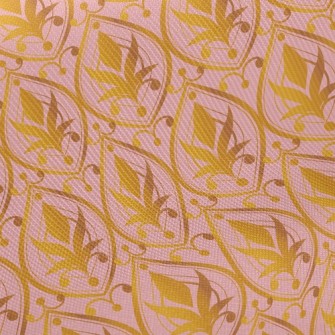 Water Drop Gold Flower Twill