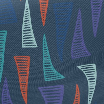 Triangle Lines Twill