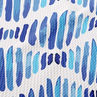 Watercolor Sfumato Waves Birdseye Piqué