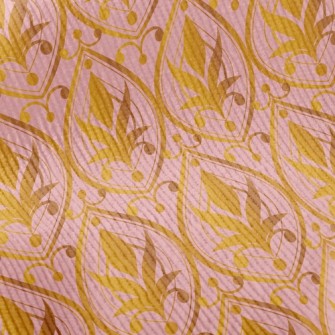 Water Drop Gold Flower Standard Corduroy